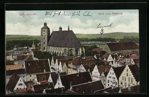 AK Ingolstadt, Blick vom Pfeifturm