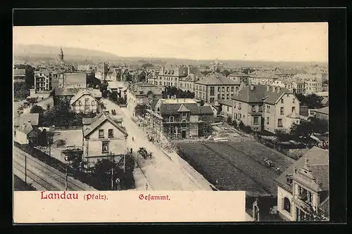 AK Landau / Pfalz, Gesamtansicht
