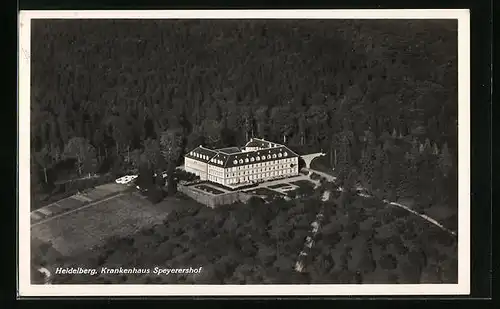 AK Heidelberg, Krankenhaus Speyerershof, Luftbild
