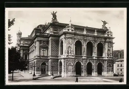 AK Augsburg, am Stadttheater