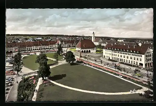 AK Freudenstadt / Schwarzwald, Blick auf den unteren Marktplatz