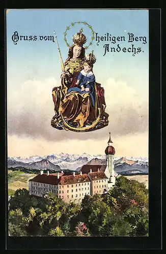 AK Andechs, Kloster und Heiliger Berg, Gnadenbild