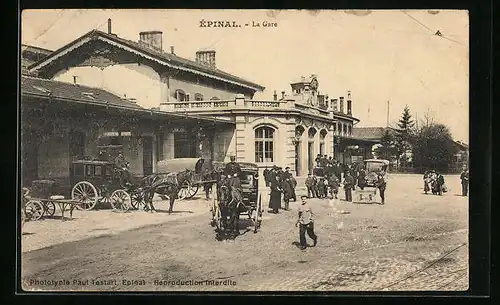 AK Épinal, La Gare