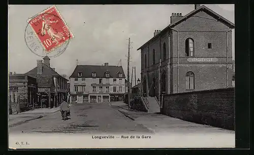 AK Longueville, Rue de la Gare