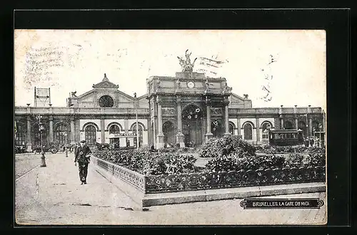 AK Brüssel / Bruxelles, La gare du Midi
