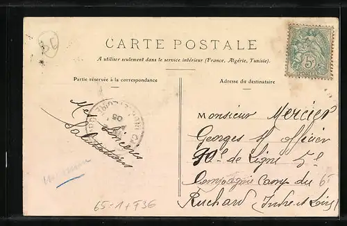 AK Chateauroux, La Gare, vue exterieure