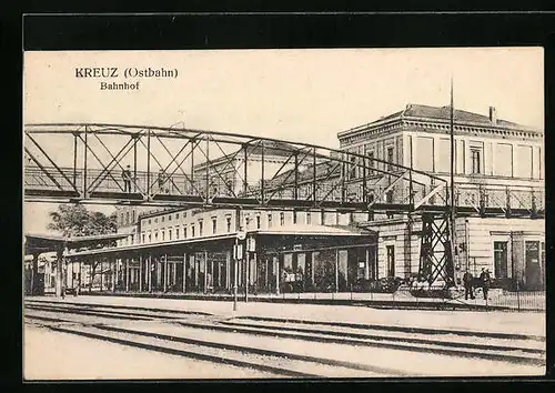 AK Kreuz / Ostabhn, Schienenseite am Bahnhof