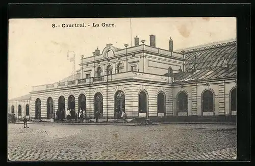 AK Courtrai, La Gare