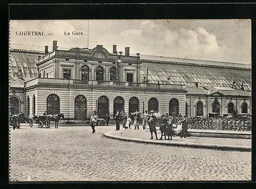 AK Courtrai, La Gare