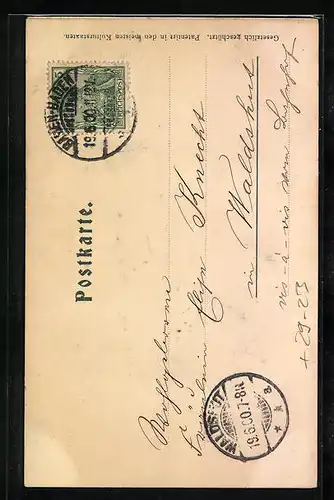 Relief-AK Baden-Baden, Altes Schloss