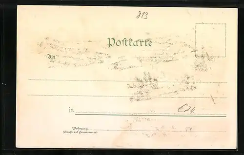 Lithographie Tutzing, Hotel am See, Starnberg v. d. Villa Prinz Karl u. Starnberger See, Roseninsel