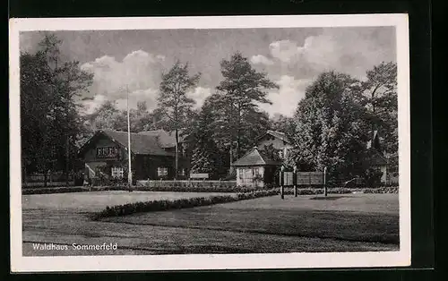 AK Sommerfeld, Anlagen vor dem Waldhaus