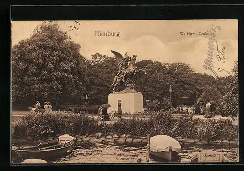 AK Hamburg, Walküren-Denkmal