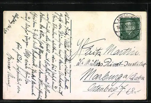 AK Augsburg, Partie am Unteren Graben