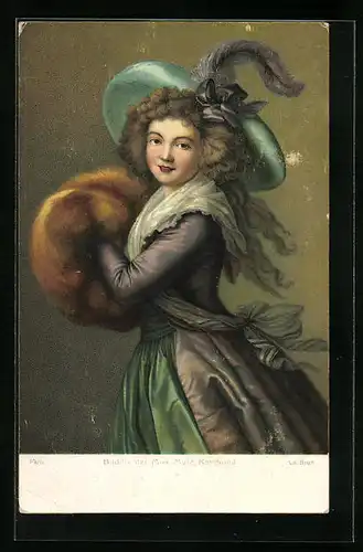 Künstler-AK Bildnis der Mme. Mole Raymond von Elisabeth Louise Vigée-Lebrun