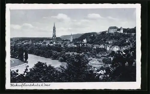 AK Landshut /Isar, Blick auf die Stadt