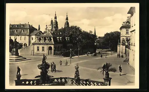 AK Fulda, Bonifatiusdenkmal, Hauptwache, Dom, Michaelskirche und Schloss
