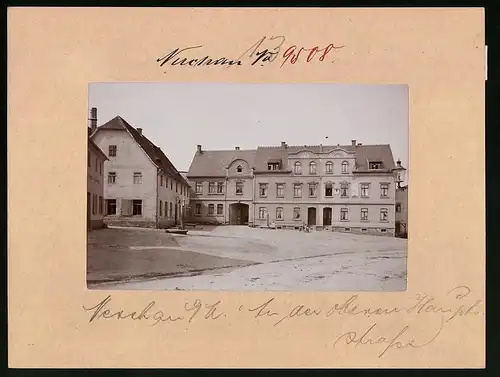 Fotografie Brück & Sohn Meissen, Ansicht Nerchau, Wohnhaus an der oberen Hauptstrasse