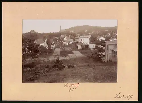 Fotografie Brück & Sohn Meissen, Ansicht Misdroy, Blick auf den Ort mit Wohnhäusern