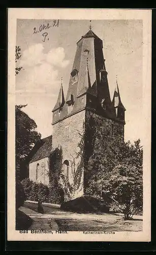 AK Bad Bentheim /Hann., Katharinen-Kirche