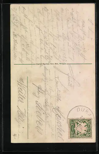 AK Kempten, Teilansicht aus der Vogelschau