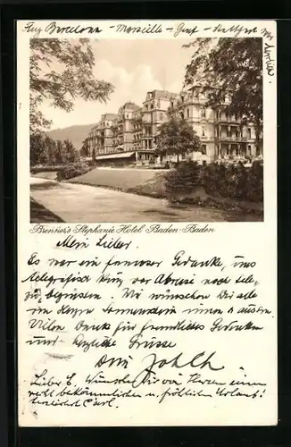AK Baden-Baden, Brenners Stephanie-Hotel