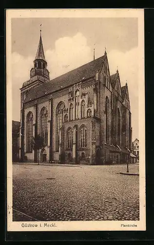 AK Güstrow /Meckl., Pfarrkirche