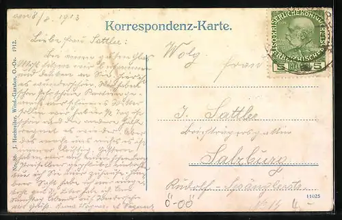 AK Windischgarsten, Totalansicht mit dem Pyrgas