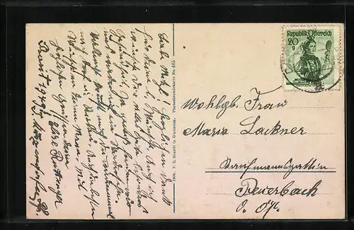 AK Bad-Ischl, Ortsansicht aus der Vogelschau