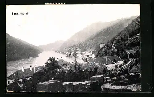 AK Sarmingstein, Teilansicht mit Tunnel