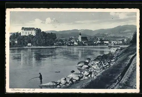 AK Grein a. d. D., Uferpartie