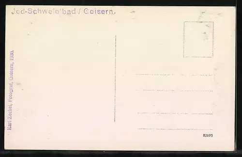 Foto-AK Goisern, Blick auf das Iod-Schwefelbad
