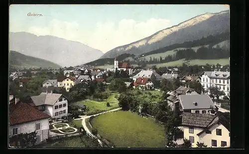 AK Goisern, Ortsansicht aus der Vogelschau