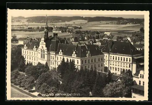 AK Wels, Krankenhaus aus der Vogelschau