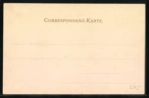 AK Hallstadt, Ortspartie mit Brunnen