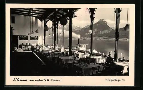 AK St. Wolfgang, Hotel Zum weissen Rössl