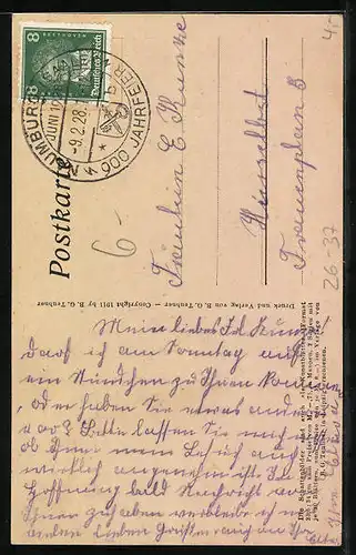 Künstler-AK Diefenbach: Scherenschnitt, Göttl. Jugend II, Blatt 35