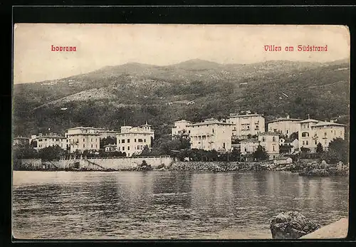 AK Lovrana, Villen am Südstrand