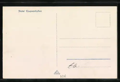 AK Djupvashytten, Hotel Djupvashytten