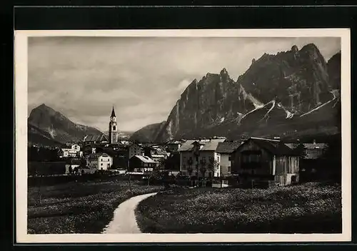 AK Cortina d`Ampezzo, Panorama e. M. Pomagagnon
