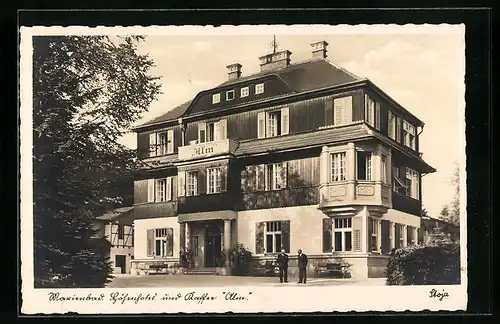 AK Marienbad, Höhenhotel und Kaffee Alm