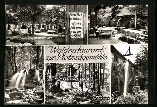 AK Loffenau, Waldrestaurant zur Plotzsägemühle