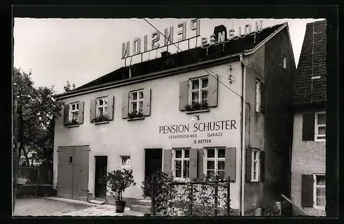 AK Leipheim /Donau, Hotel Pension Schuster