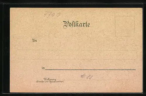 Lithographie Hohentwiel, Singen, Kirche mit Kirchturm, Eingangstor zur Festungsruine