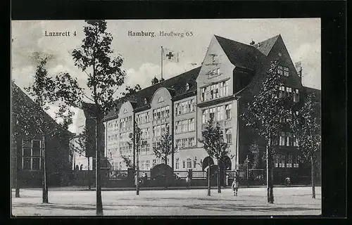 AK Hamburg, Schule - Lazarett Heussweg 65