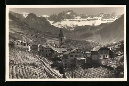 AK St. Magdalena, Totalansicht mit Bergpanorama