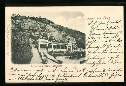 AK Gries, Erzherzog Heinrich-Promenade