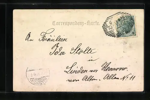 AK Meran, Ortspartie mit Kirche