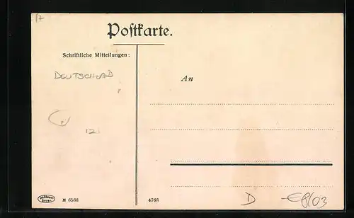 AK Dürrenstein, Ortsansicht vom Pragsertal