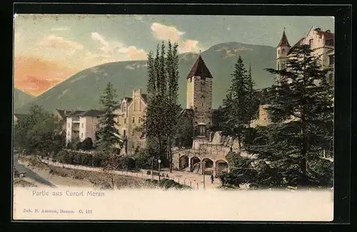 AK Meran, Partie aus dem Curort